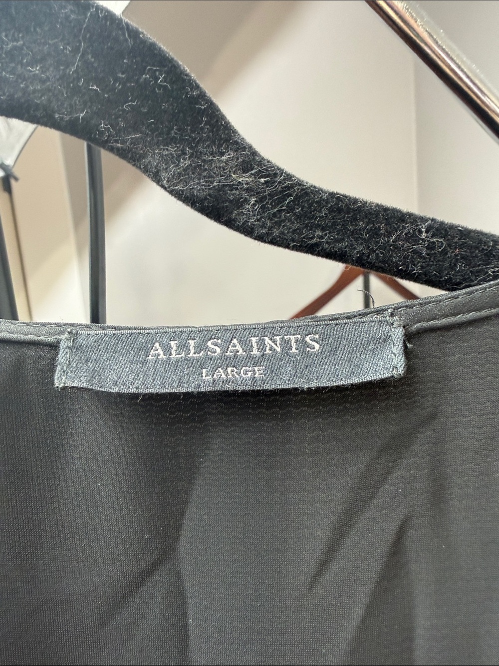 AllSaints Wrap Dress, Size Large - Picture 9 of 9